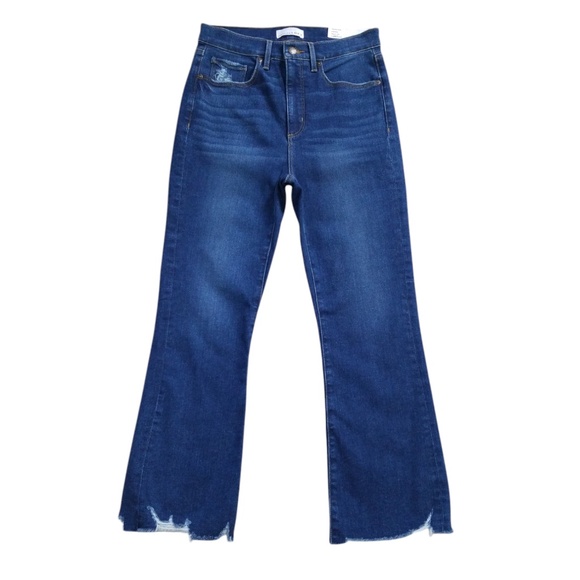 LOFT High Rise The Kick Crop Jeans Size 28 NEW - Picture 1 of 11